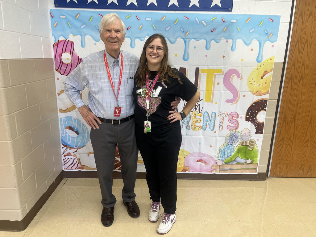 Thigpen teacher with Grandparent on  Grandparents Day