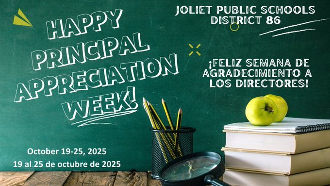 Happy Principal Appreciation Week Flyer October 19-25, 2025