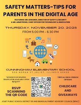 Bilingual Parent Association Parent Session Flyer