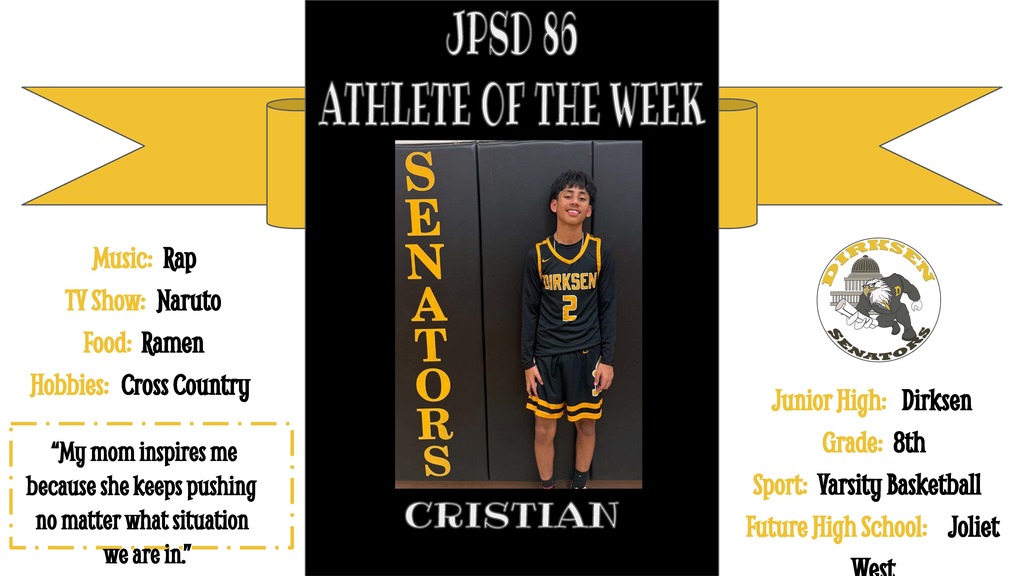 Dirksen Student Athlete of the Week posters