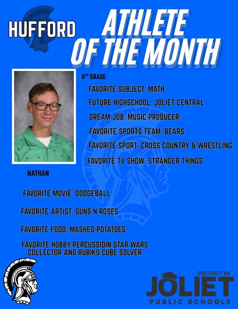 Hufford Student Athletes of the Month