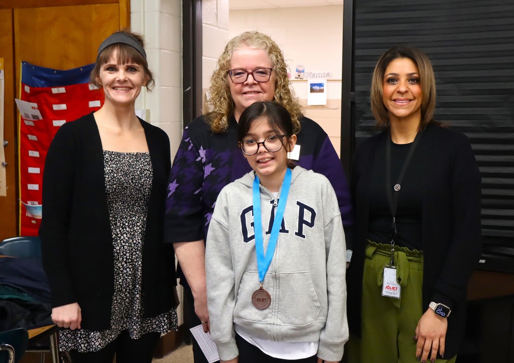 Eisenhower Superintendent Award Winner with Teacher,  Principal, and Superintendent