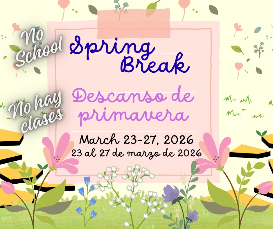 Spring Break March 23-27, 2026
