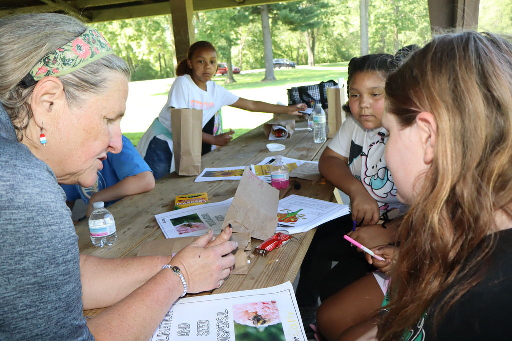 Students at Kids 'n Nature Summer Camp