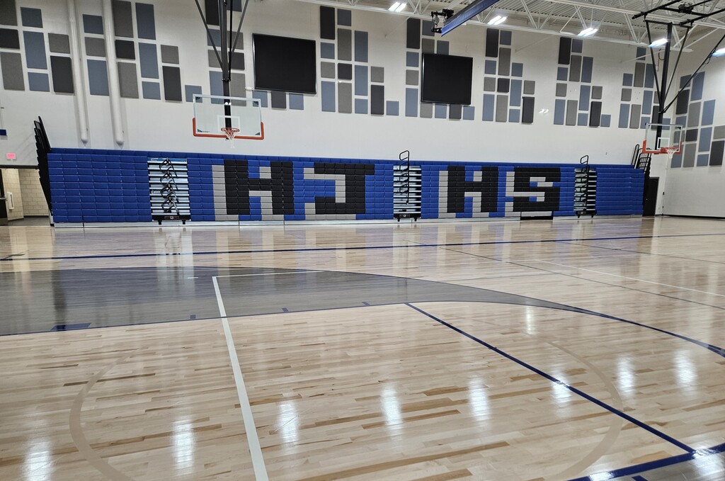 Hufford Junior High School gymnasium 