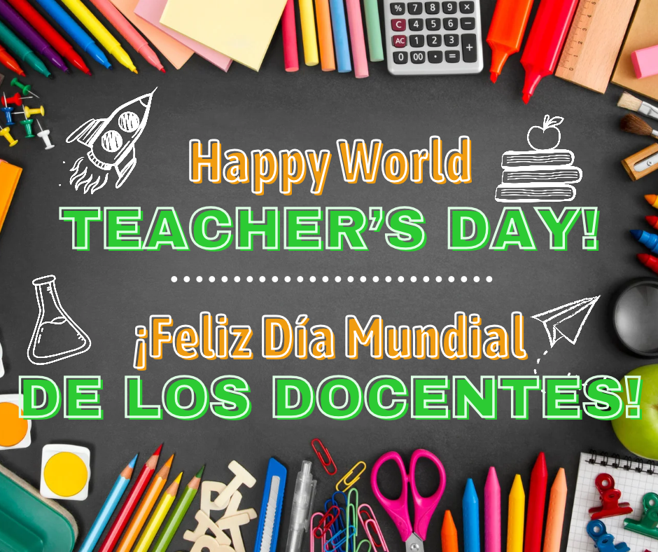 Happy World Teacher's Day poster