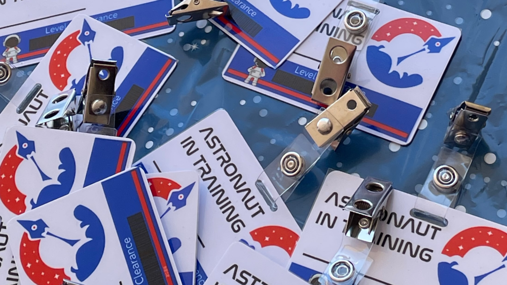 space day name tags