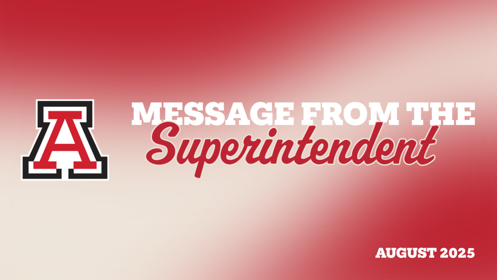 Message from the Superintendent - August 2025
