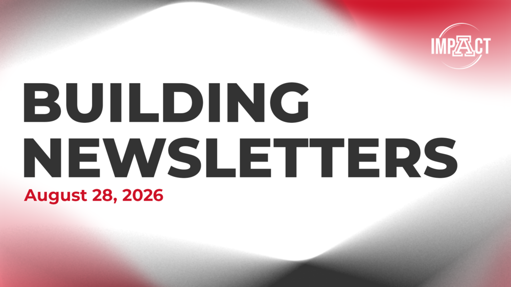 building newsletters: august 26, 2026