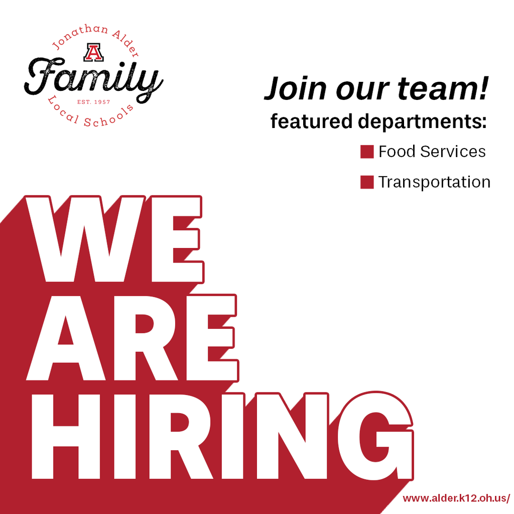 We are hiring. Visit our website for more information.