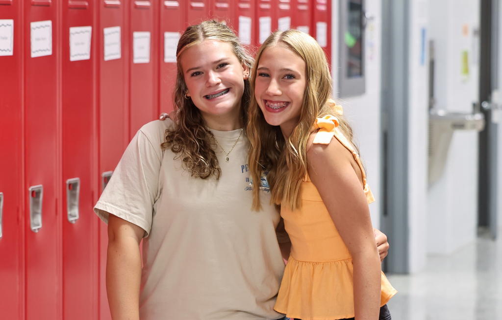 students smiling