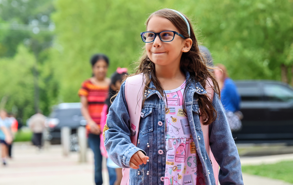 student smiling