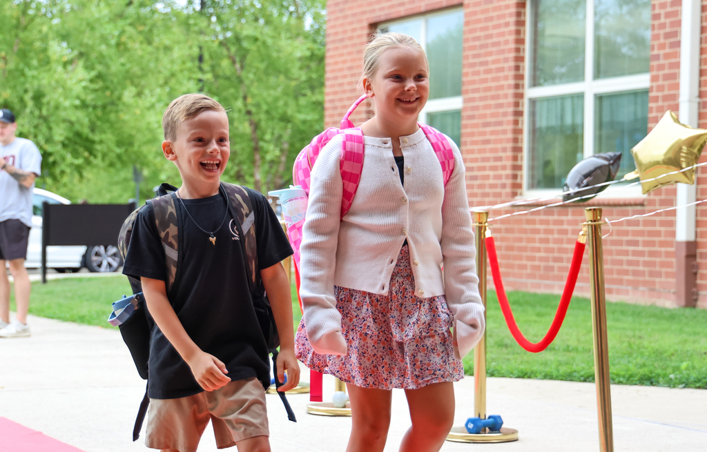 students smiling