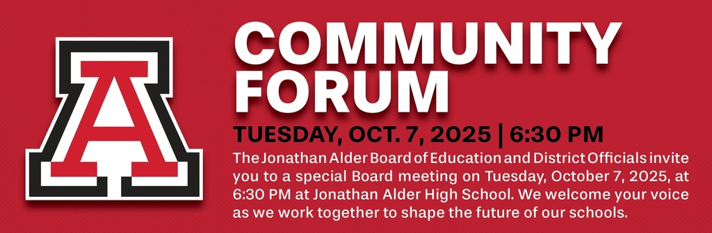 Community Forum, Tuesday, October 7, 2025
