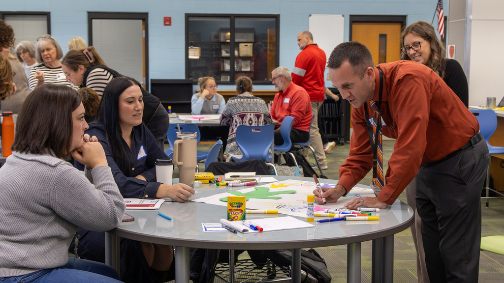 staff working on future ready training
