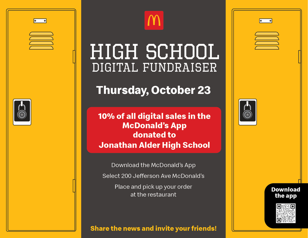 High School Digital Fundraiser McDonalds