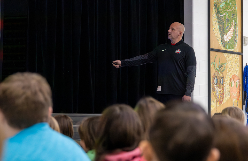 Donnie Nickey presenting