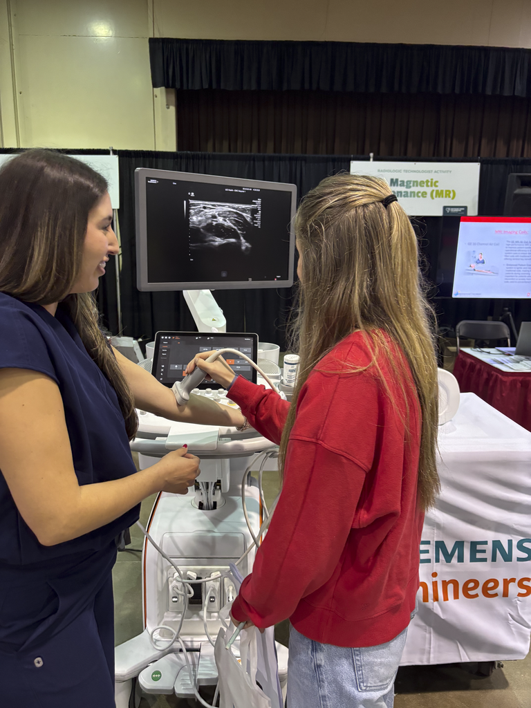 students at career fair