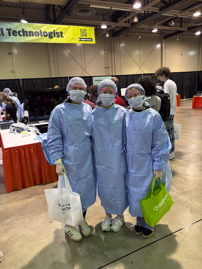 students at career fair