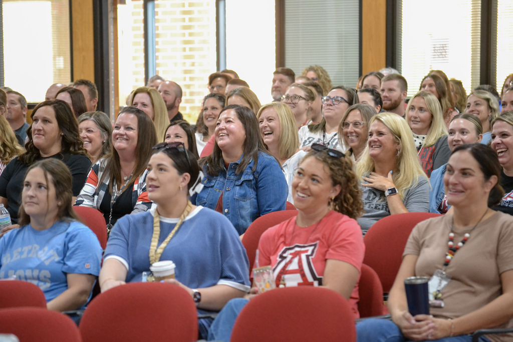 teachers smiling
