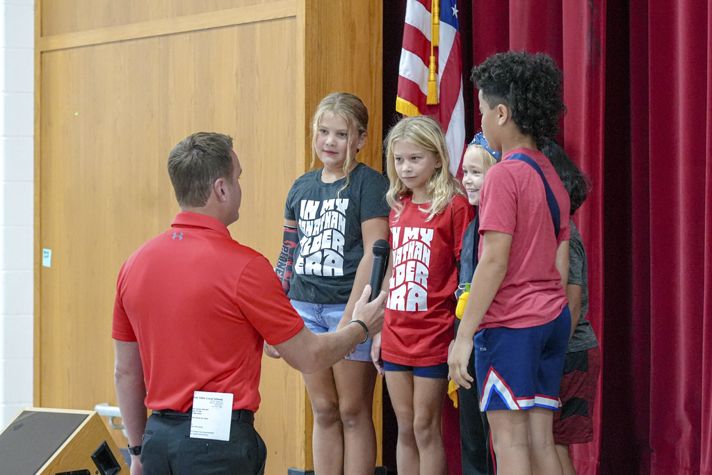 students singing