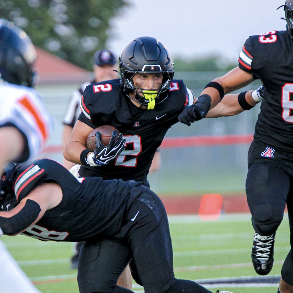 football player running