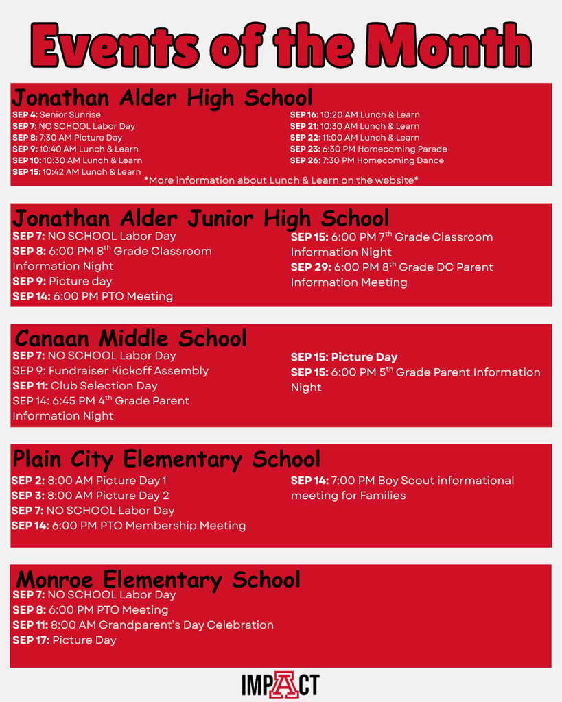 List of events in September