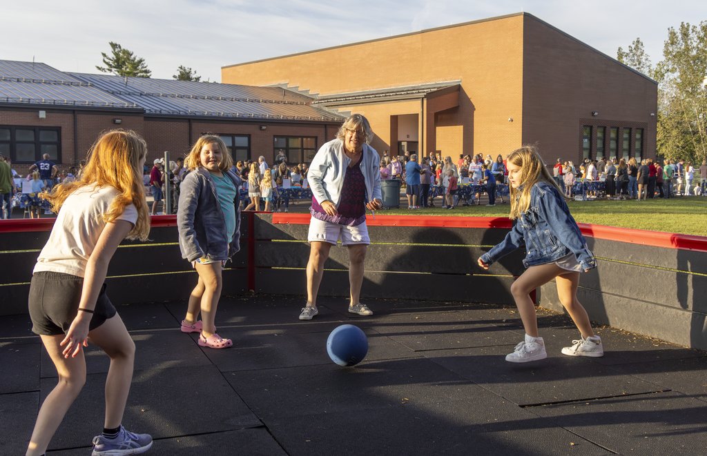 Mes students at grandparents day
