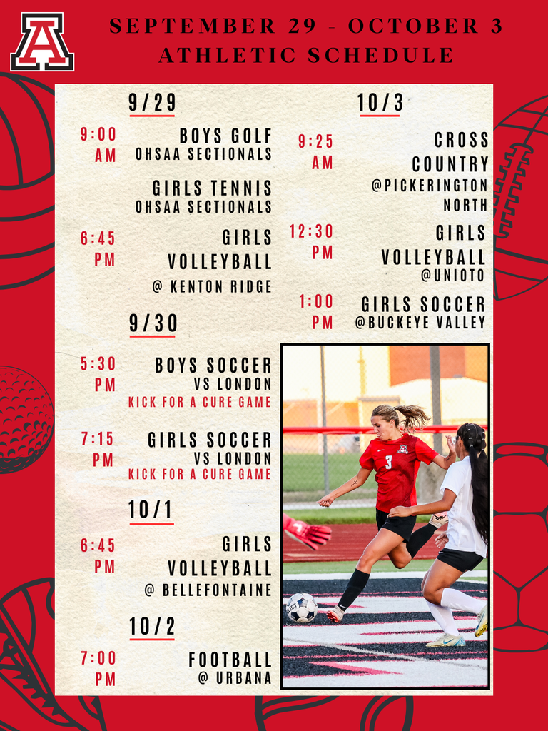 Athletic Events of the Week