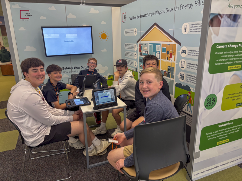 students at finance park