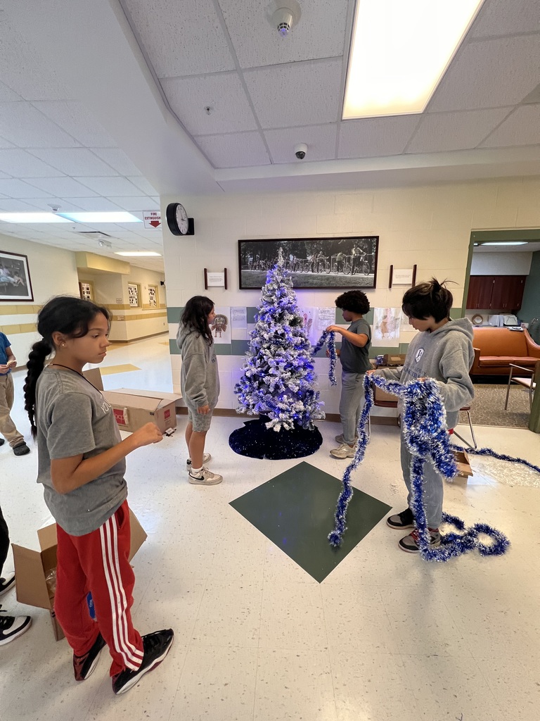 Christmas tree decorating