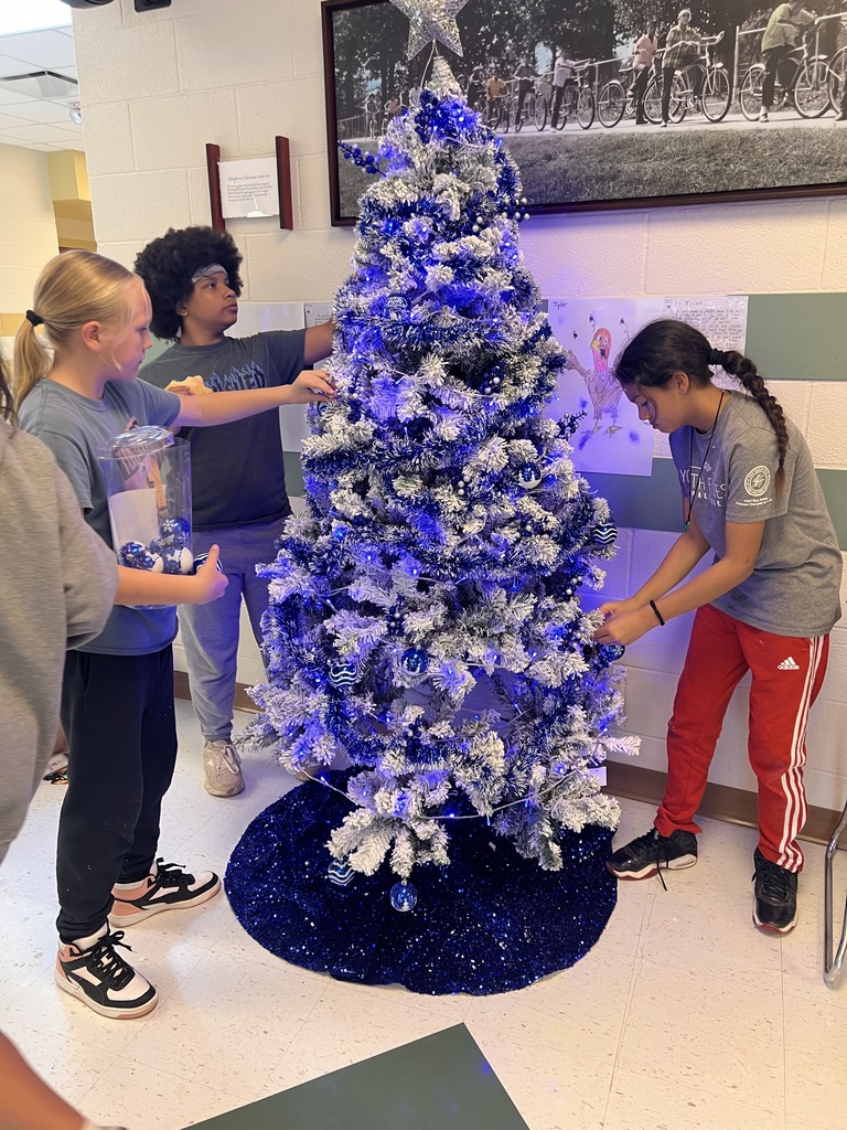 Christmas tree decorating