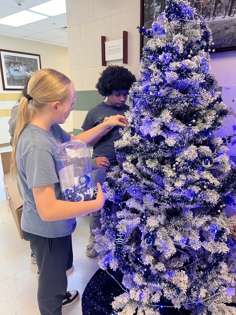 Christmas tree decorating