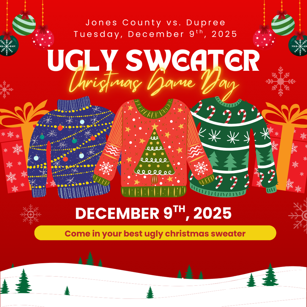Ugly Christmas Sweater Attire Game Day December 9th