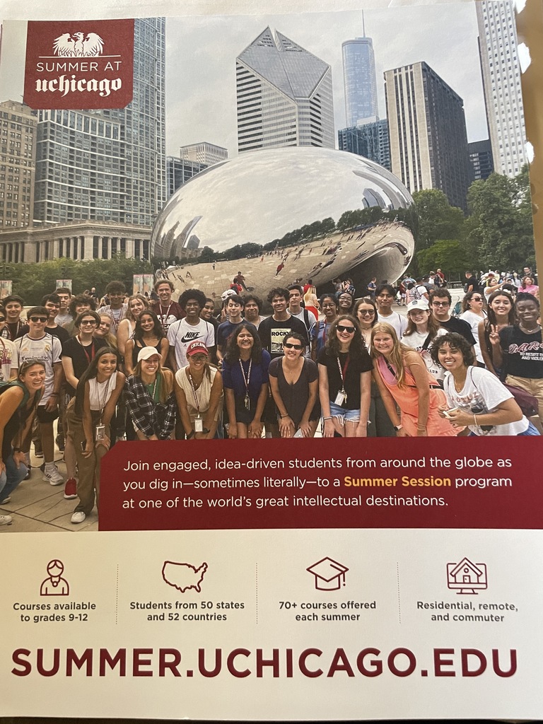 summer at univ of chicago