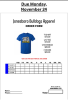 PTO shirt order 