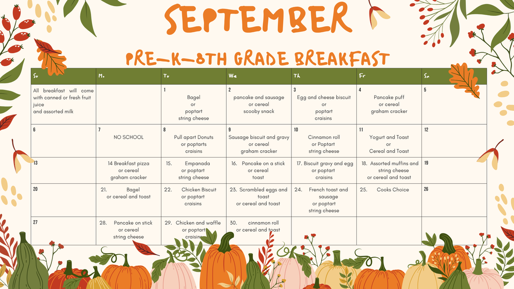 Sept. breakfast