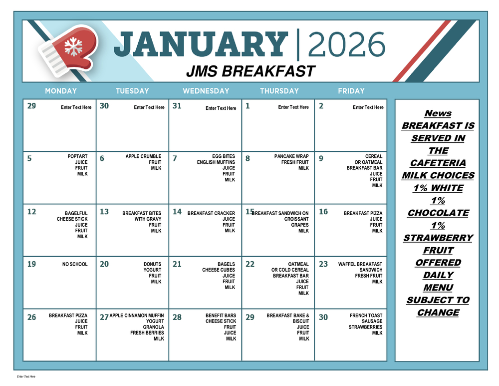 JMS Breakfast Jan 2026