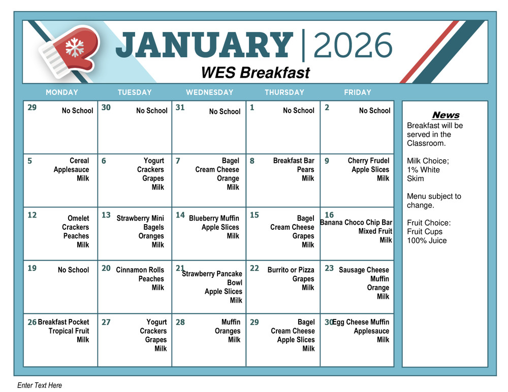 WES Breakfast Jan 2026