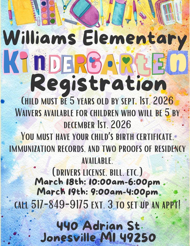 Kindergarten Round up!