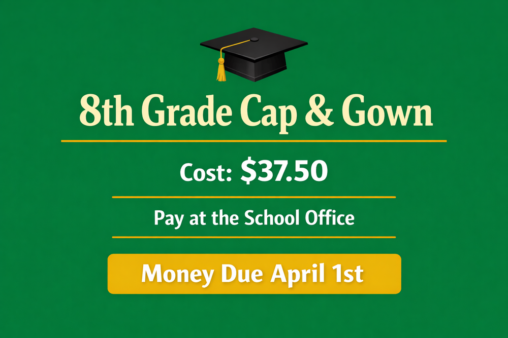 8th Grade Cap & Gown