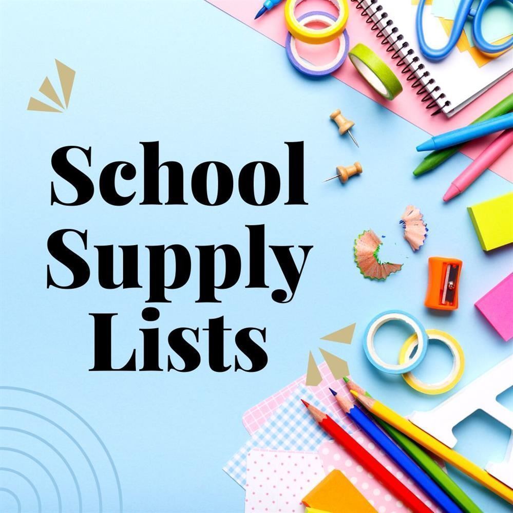 School Supply List 
