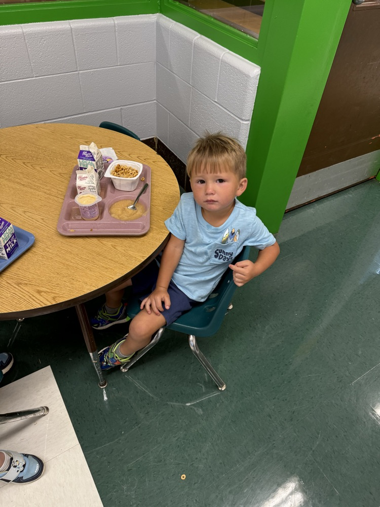 We enjoyed eating in the cafeteria for breakfast and lunch!