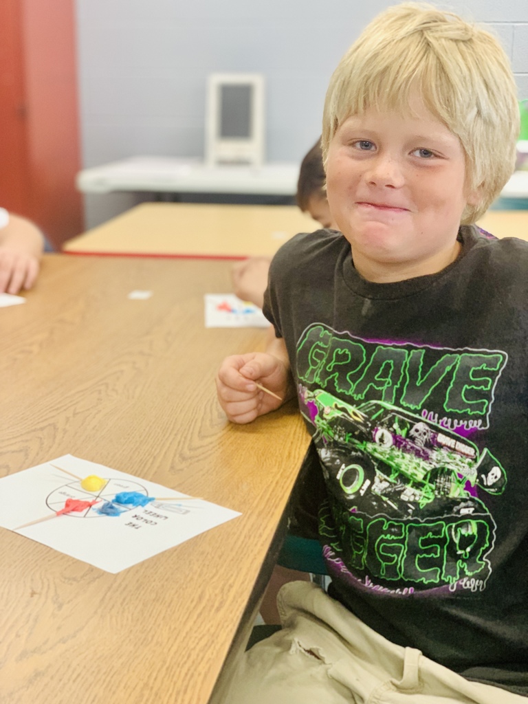 "Learning about colors is fun!"