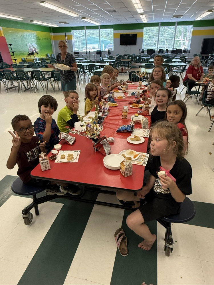 Enjoying our treats