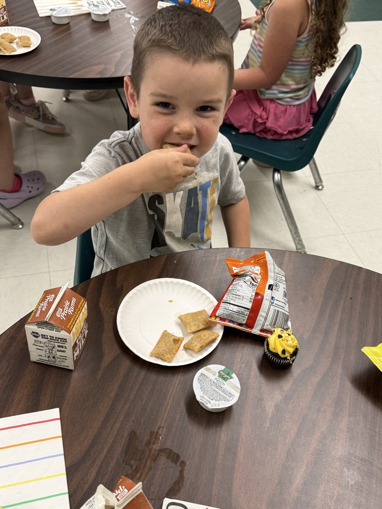 Enjoying our treats