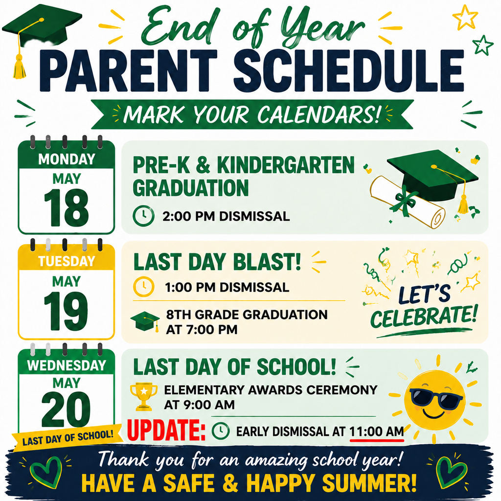 End of the Year Updates