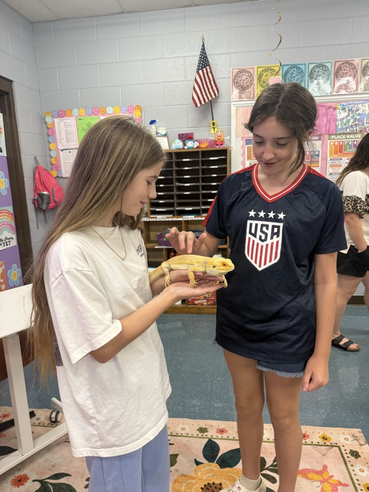 5th Grade had a special visit from TaterTot to celebrate finishing our novel Holes. 