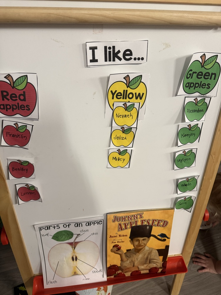 we graphed our favorite kinds of apples