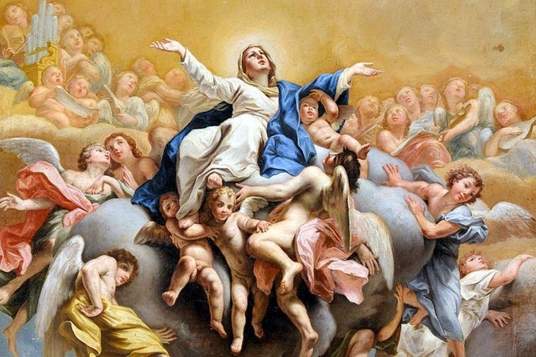 image depicting the Solemnity of the Assumption of the Blessed Virgin Mary